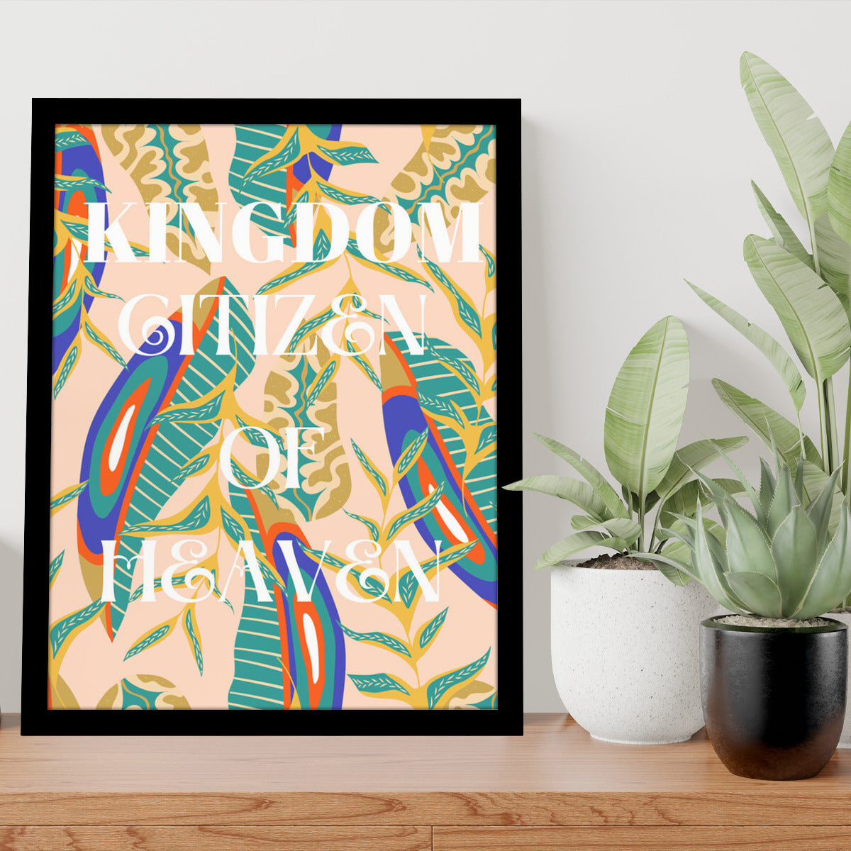 Portrait Framed Poster Kingdom Citizen