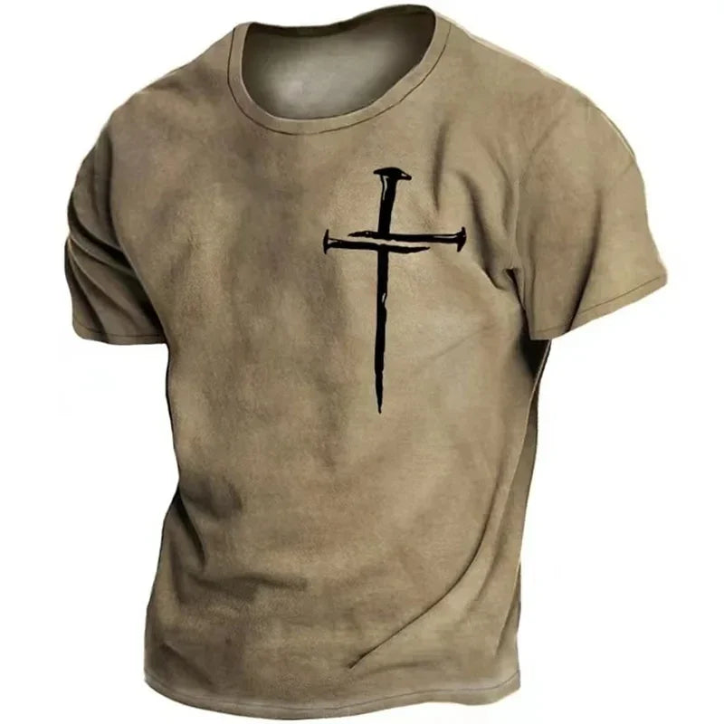 Men's Vintage T-Shirt Christian Jesus 